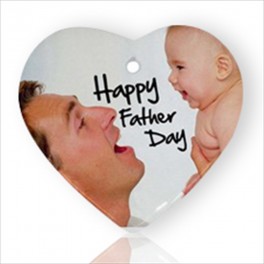 Custom Heart Ornament (Two Sides) Custom Heart Ornament (Two Sides)