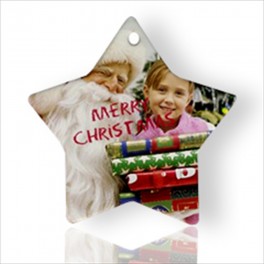 Custom Star Ornament (Two Sides) Custom Star Ornament (Two Sides)