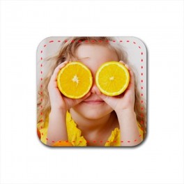 Custom Rubber Square Coaster (4 pack) Custom Rubber Square Coaster (4 pack)