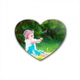 Custom Rubber Coaster (Heart) Custom Rubber Coaster (Heart)
