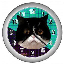 Custom Wall Clock (Silver) Custom Wall Clock (Silver)