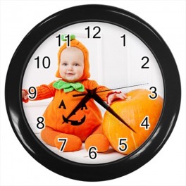Custom Wall Clock (Black) Custom Wall Clock (Black)
