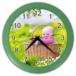 Custom Color Wall Clock Custom Color Wall Clock