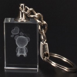 Custom Teddy Bear 3D Engraving Key Chain Custom Teddy Bear 3D Engraving Key Chain