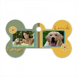 Custom Dog Tag Bone (One Side) Custom Dog Tag Bone (One Side)