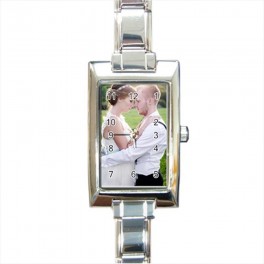 Custom Rectangle Italian Charm Watch Custom Rectangle Italian Charm Watch