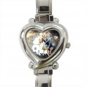 Custom Heart Italian Charm Watch