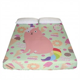 Custom Fitted Sheet (Queen Size) Custom Fitted Sheet (Queen Size)