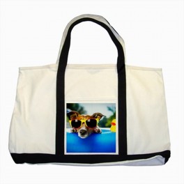 Custom Two Tone Tote Bag Custom Two Tone Tote Bag