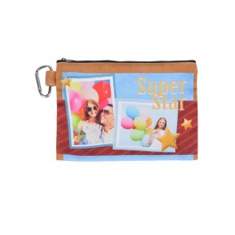 Custom Canvas Cosmetic Bag (Large) Custom Canvas Cosmetic Bag (Large)
