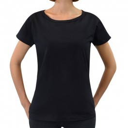 Custom Women's Loose-Fit T-Shirt (Black) Custom Women's Loose-Fit T-Shirt (Black)