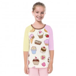 Custom Kids Quarter Sleeve Raglan T-Shirt Custom Kids Quarter Sleeve Raglan T-Shirt