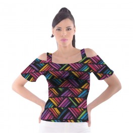 Custom Women's Cutout Shoulder T-Shirt Custom Women's Cutout Shoulder T-Shirt