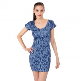 Custom Women's Short Sleeve Bodycon Dress Custom Women's Short Sleeve Bodycon Dress