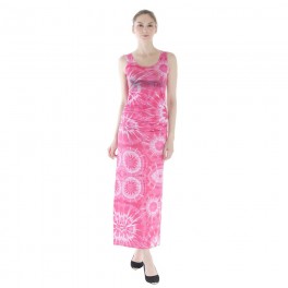 Custom Women's Maxi Thigh Split Dress Custom Women's Maxi Thigh Split Dress