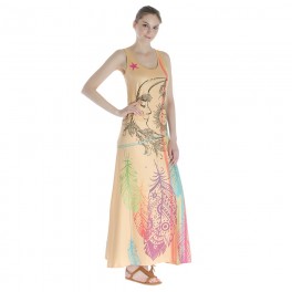 Custom Women's Sleeveless Maxi Dress Custom Women's Sleeveless Maxi Dress
