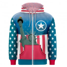 Custom Men's Zipper Hoodie Custom Men's Zipper Hoodie