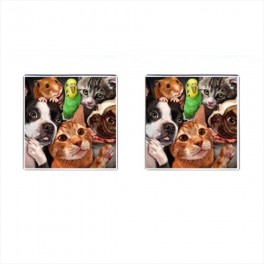 Custom Cufflinks (Square) Custom Cufflinks (Square)