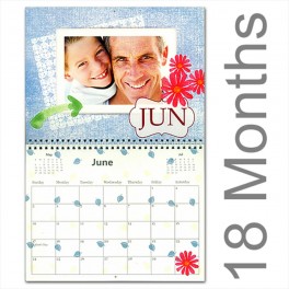 Custom Wall Calendar 11" x 8.5" (18 Months) Custom Wall Calendar 11" x 8.5" (18 Months)